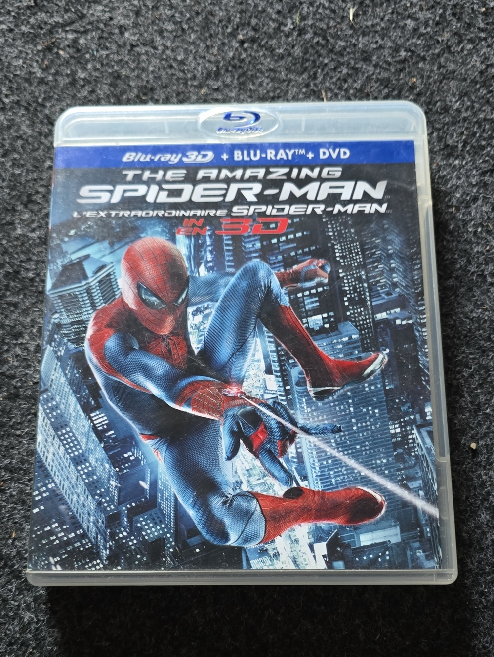 The Amazing Spider-Man (Blu-ray 3D + Blu-ray + DVD) - Red/Blue
